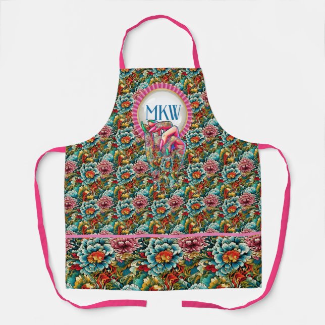 Manicure Nail Technician Apron (Front)
