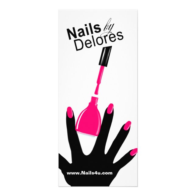 MANICURE PEDICURE Coupon Menu magenta (Front)