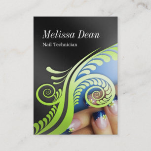 Manicure Pedicure Salon Technician Business Card