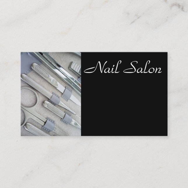 Manicure set business card (Front)
