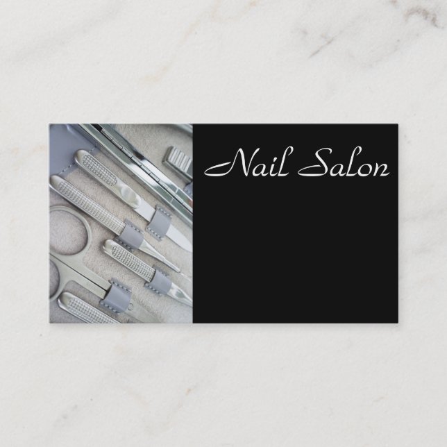 Manicure set business card (Front)