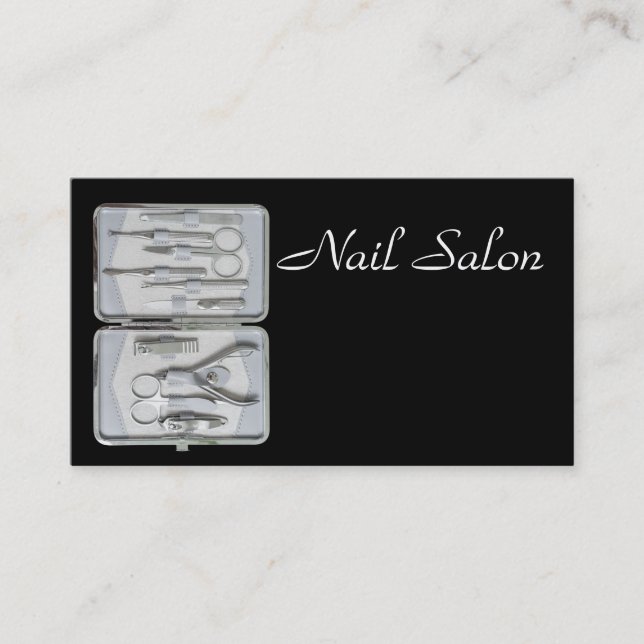Manicure set business card (Front)