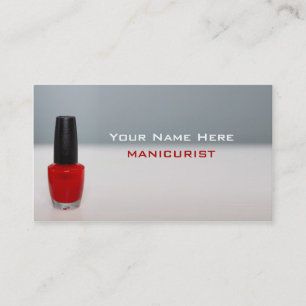 Manicurist Business Cards