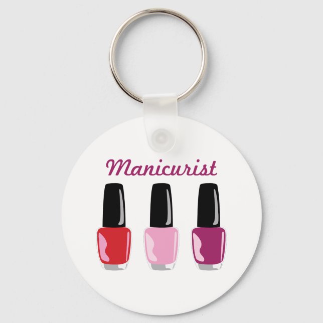Manicurist Key Ring (Front)