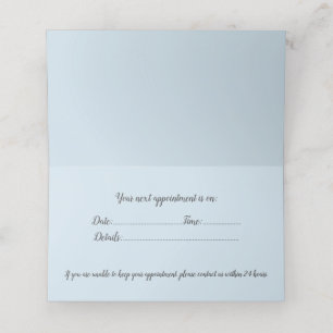 Manicurist Pedicurist Nail Salon Services Appointment Card