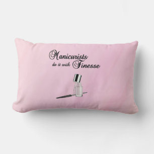 Manicurists Do It With Finesse Lumbar Cushion