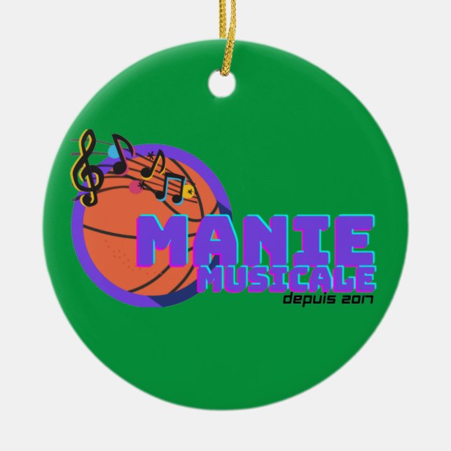 Manie Musicale Ornament (Front)