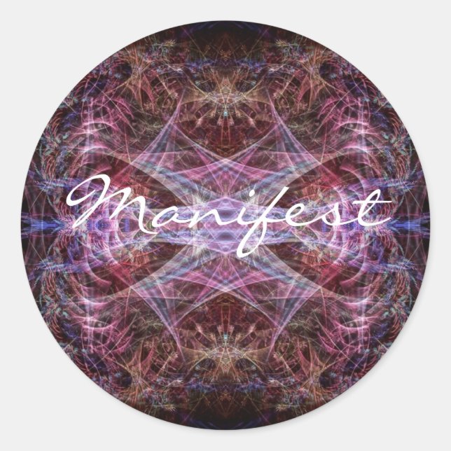 Manifest Classic Round Sticker (Front)