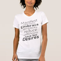 Manifest plainness, embrace simplicity
