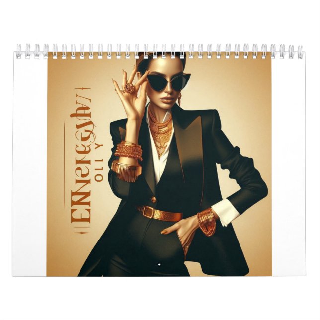 Manifest Queen | Luxury Planner Calendar (Cover)