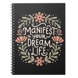 Manifest your dream life manifesting affirmation notebook