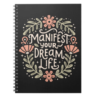 Manifest your dream life manifesting affirmation notebook