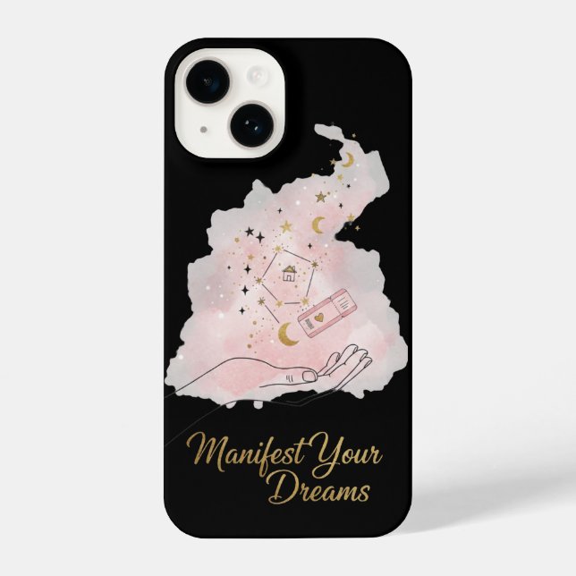 Manifest Your Dreams - Celestial Magic Hand Aesthe iPhone Case (Back)