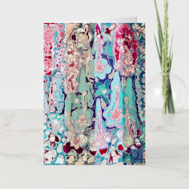 MANIFEST YOUR LOVE & FREINDLINNES WHIT A INVITATIO FOIL GREETING CARD (Front)