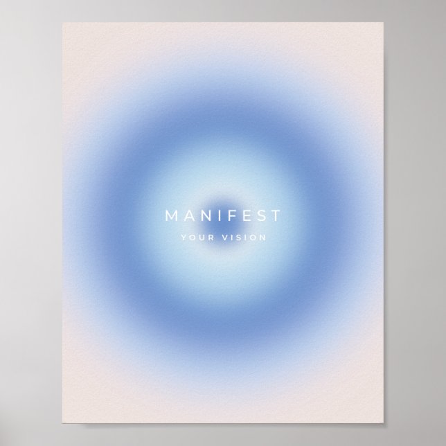 Manifest Your Vision Poster (Front)