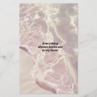 Manifestation Affirmation Graphic Stationery
