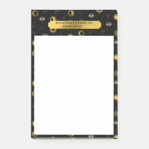 Manifestation Celestial Sun & Moon Zodiac Eye Post-it Notes