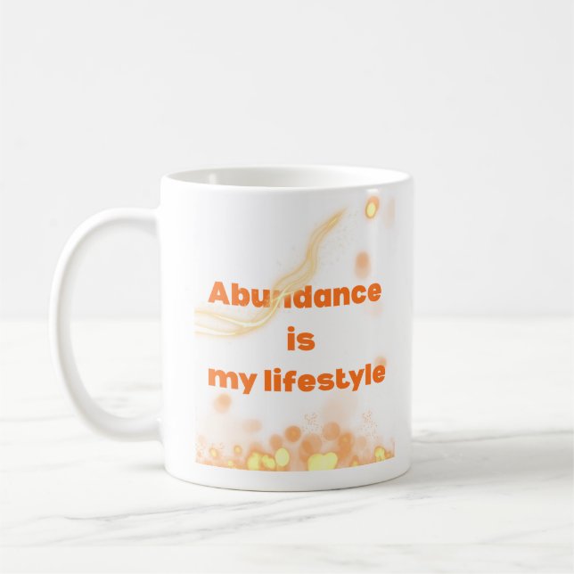 Manifestation coffee Mug (Left)