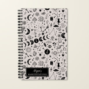 Manifestation Personalised Celestial Pattern Notebook
