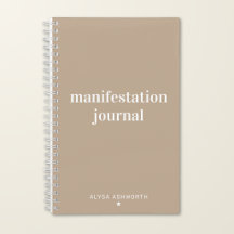 Manifestation Personalised Minimalist Neutral