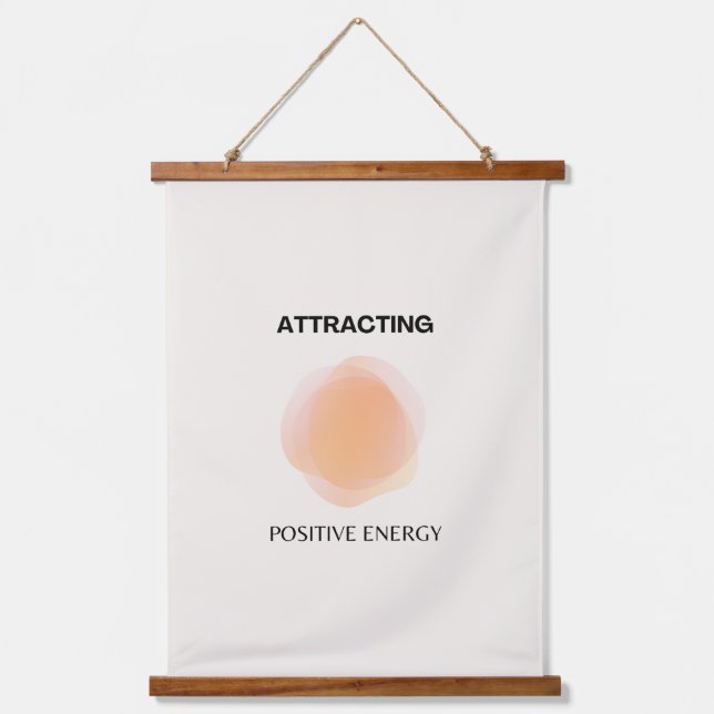 Manifestation, Positive Spiritual, Affirmation Art Hanging Tapestry (Front)