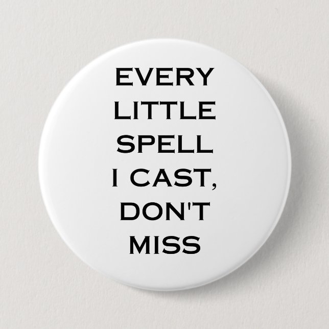 Manifestation Quote Typography Design 7.5 Cm Round Badge (Front)