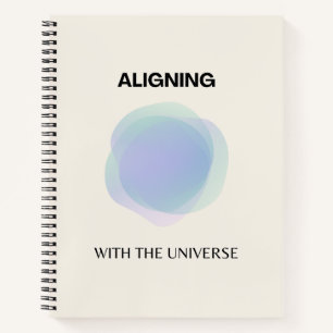 Manifestation Spiritual Art, Energy Aura Gradient Notebook