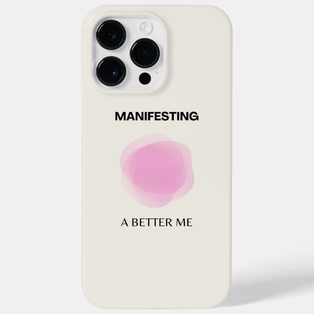 Manifesting, Manifestation, Positive Spiritual  Case-Mate iPhone Case (Back)