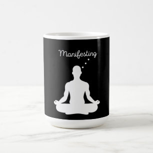 Manifesting Meditation Visual for Positive Vibes a Coffee Mug