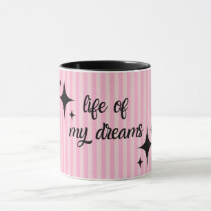 Manifesting Positive Affirmation Girly Mug
