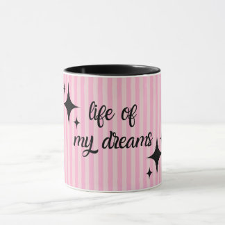 Manifesting Positive Affirmation Girly Mug
