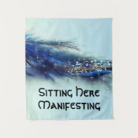 MANIFESTING WALL ART (TAPESTRY) (50" x 60")