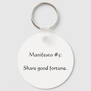 Manifesto #5 key ring