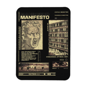 Manifesto - Brutalist Design Magnet