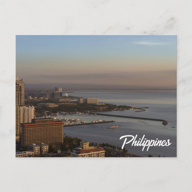 Manila Bay Philippines Postcard (Front)