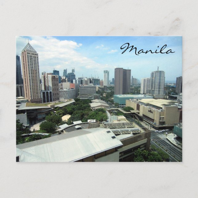 manila greenbelt postcard (Front)