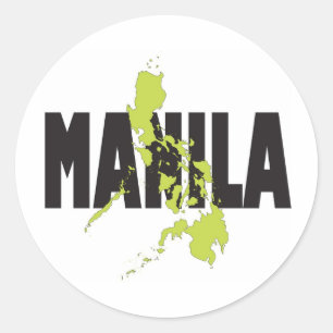Manila, Philippines Classic Round Sticker