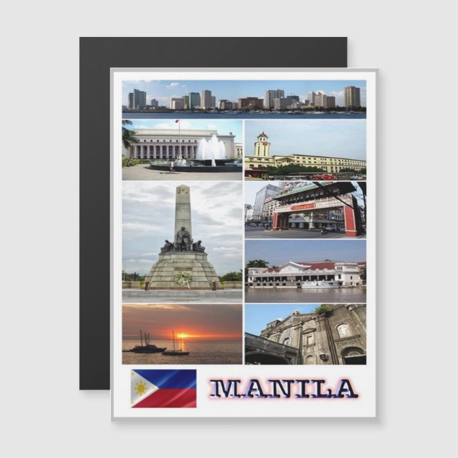 Manila - Philippines - Mosaic - (Front/Back)