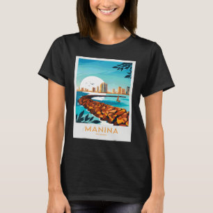 Manila Philippines Tourism Souvenir Adventure Prin T-Shirt