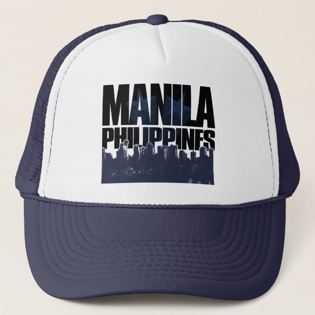 Manila PHILIPPINES Trucker Hat (Front)