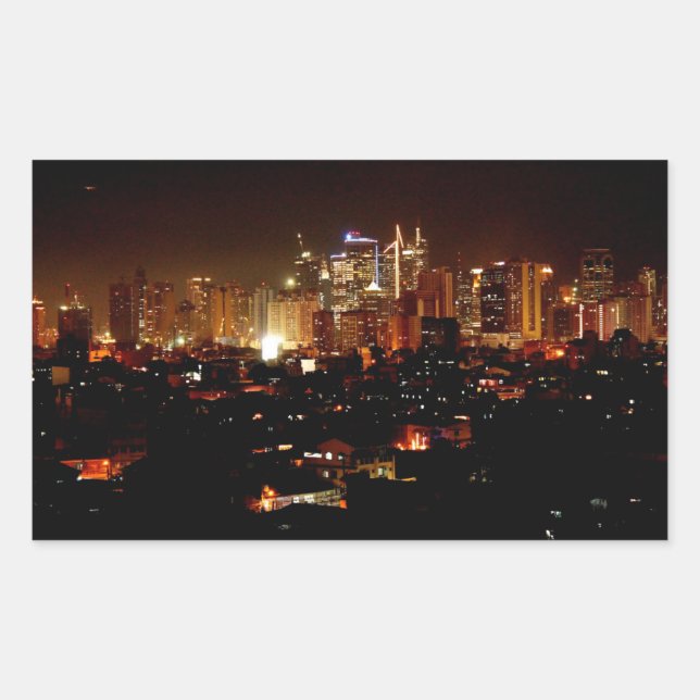 Manila Rectangular Sticker (Front)