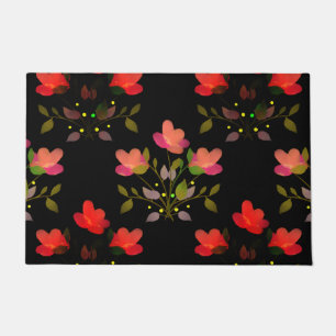 Manila Shawl Style Floral Doormat
