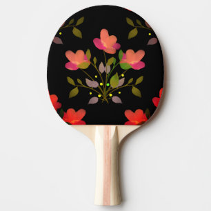 Manila Shawl Style Floral Ping Pong Paddle