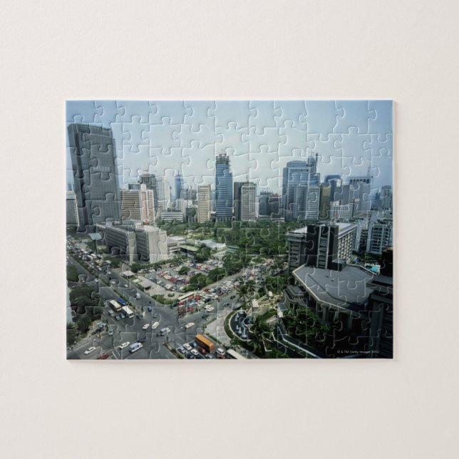 Manila Skyline Jigsaw Puzzle (Horizontal)