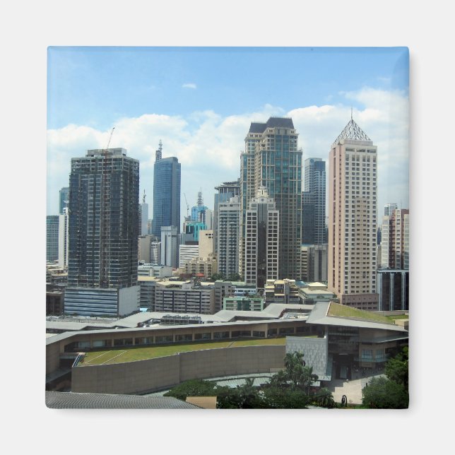 manila skyline magnet (Front)