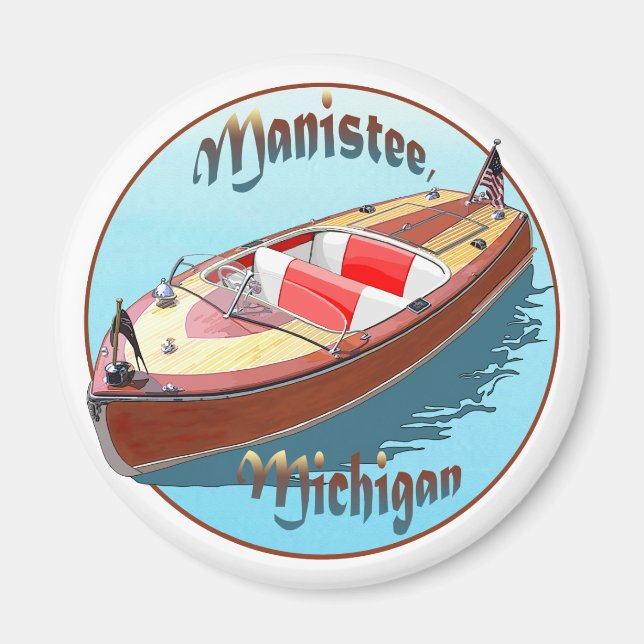 Manistee, Michigan Magnet (Front)
