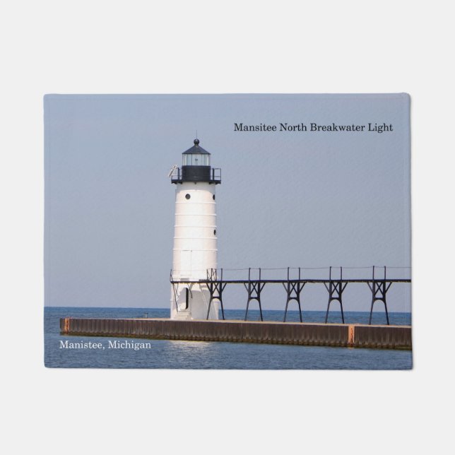 Manistee North Pierhead Light door mat (Front)