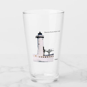 Manistee North Pierhead Light glass