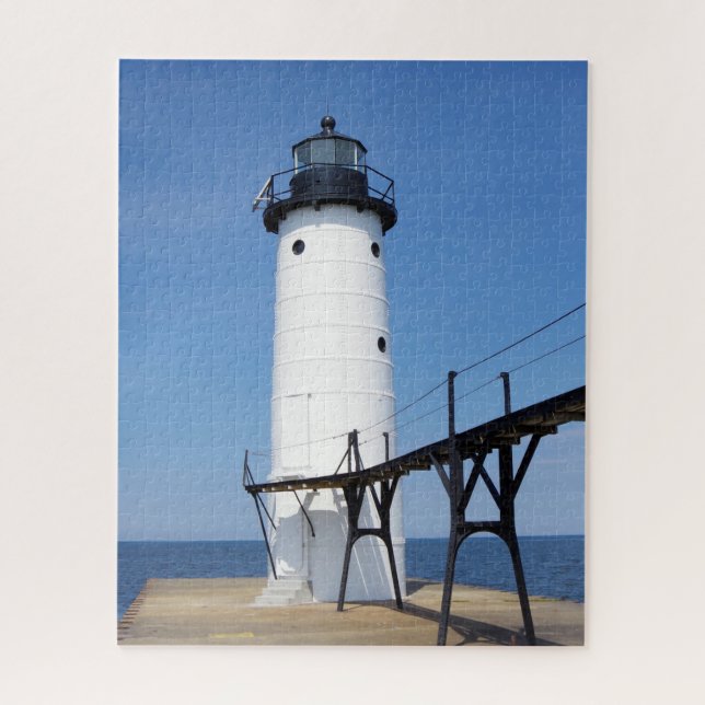 Manistee North Pierhead Light puzzle (Vertical)