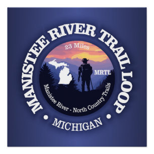 Manistee River Loop Trail (rd2) Poster